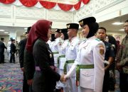 Pengukuhan Paskibraka Lampung 2026, Wagub Jihan Tekankan Pentingnya Integritas dan Kebersamaan