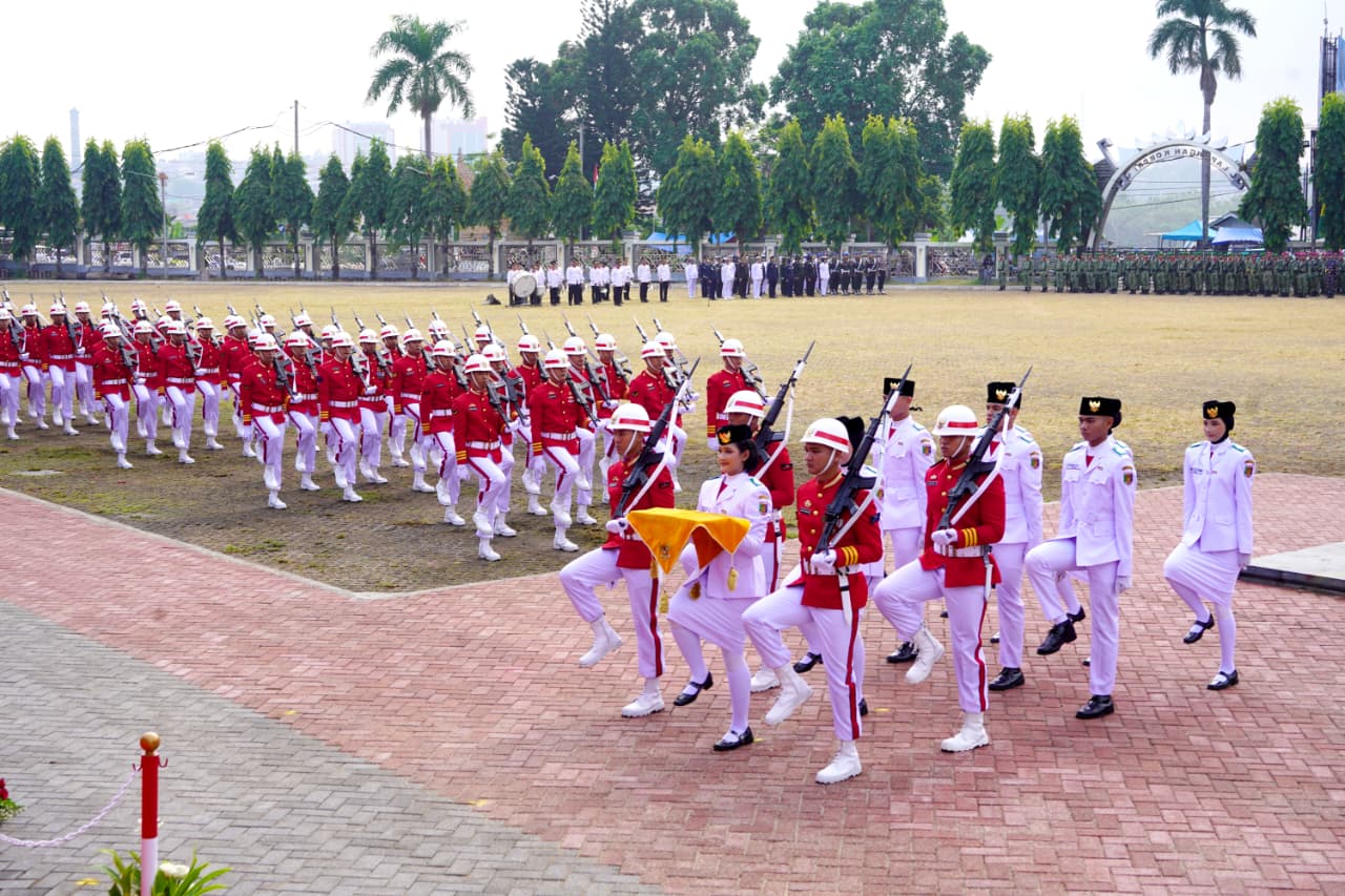 Pemprov Lampung menggelar Upacara Peringatan Hari Ulang Tahun (HUT) ke-81 Kemerdekaan Republik Indonesia Tahun 2026 di Lapangan Korpri || Foto: Pemerintah Provinsi Lampung