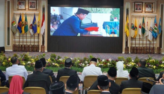 Pemprov Lampung Ikuti Detik-Detik Proklamasi, Semangat Persatuan Jadi Perekat Bangsa