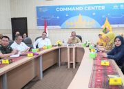Pemprov Lampung menggelar Rapat Koordinasi Pengendalian Inflasi Daerah bersama Kementerian Dalam Negeri RI dan beberapa Kementerian serta lembaga vertikal lainnya secara daring dari ruang command center Dinas Komunikasi, Informatika, dan Statistik Provinsi Lampung || Foto: Pemerintah Provinsi Lampung