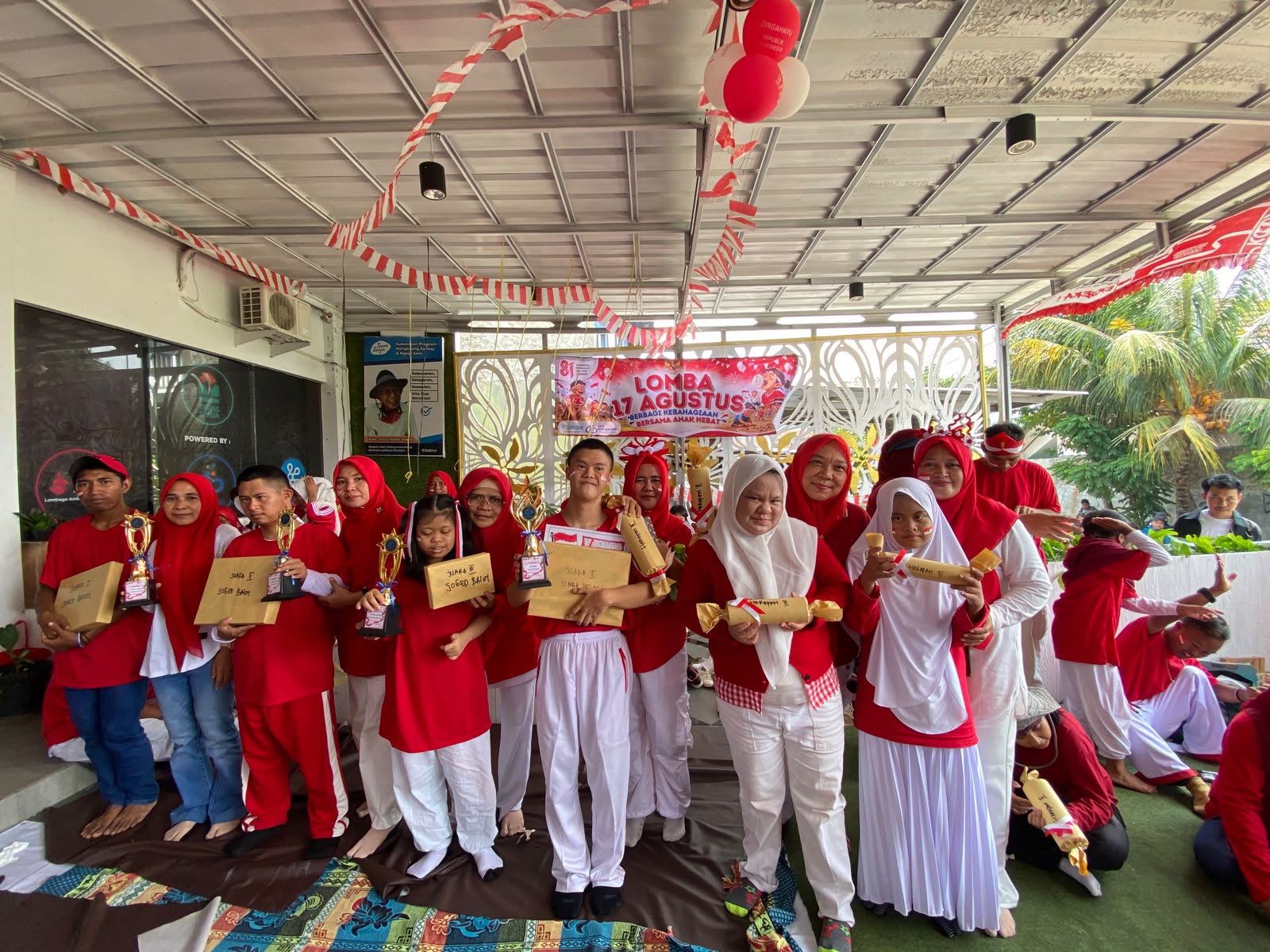 Sebanyak 50 anak penyandang Down Syndrome bersama orang tua dan para pendamping mengikuti kegiatan Lomba Ceria dalam rangka memperingati Hari Kemerdekaan Republik Indonesia (RI) ke-81 || Foto: Istimewa