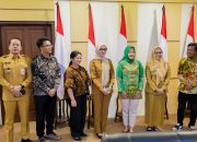 Wakil Gubernur Lampung, Jihan Nurlela saat menerima audiensi Yayasan Muda Inspirasi Restorasi Zakat Alam Provinsi Lampung di Ruang Sakai Sambayan, Kantor Gubernur Lampung || Foto: Pemerintah Provinsi Lampung