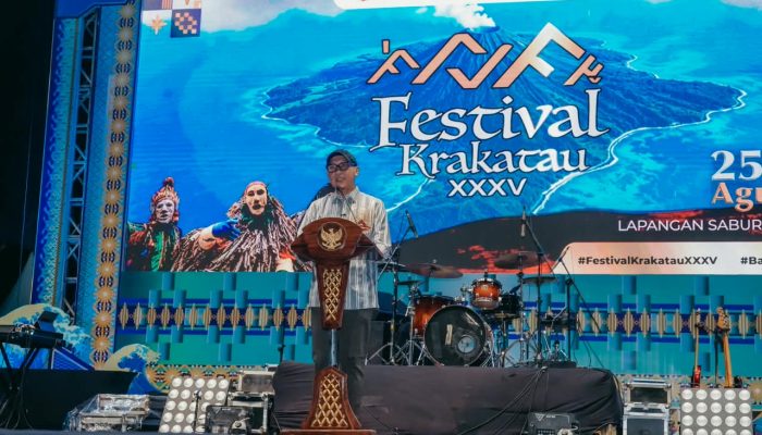 Buka Festival Krakatau XXXV, Gubernur Lampung: Dorong Pariwisata Beri Dampak Ekonomi bagi Masyarakat
