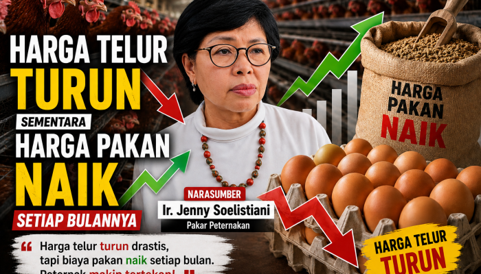 Peternak Ayam Petelur di Lampung Terjepit: Harga Telur Anjlok, Biaya Pakan Melambung Tinggi