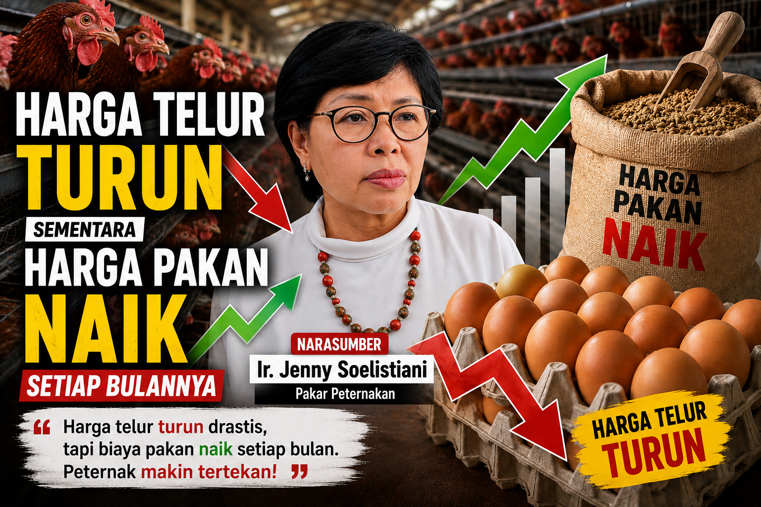 Ilustrasi, Harga Telur Turun || Foto: 5W1HINDONESIA.ID