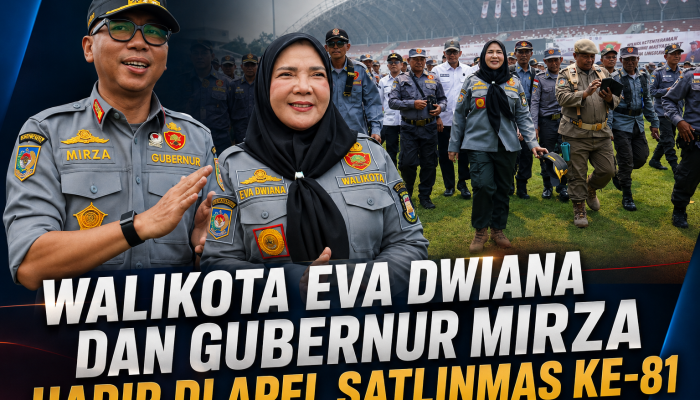 Hadir di Apel Akbar Satlinmas ke-81, Eva Dwiana: Kami Hadir Ditengah Masyarakat