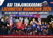 KAI Gelar Locomotive Half Marathon 2026, 3.000 Peserta Berlari di Bandar Lampung