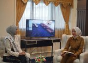 Wagub Lampung, Jihan Nurlela menerima audiensi Putri Hijabfluencer Lampung 2026 di Ruang Kerja Wakil Gubernur Lampung || Foto: Pemerintah Provinsi Lampung