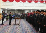Sekdaprov Marindo Lantik Pejabat Administrator dan Pengawas, Gubernur Minta Kinerja Makin Berdampak