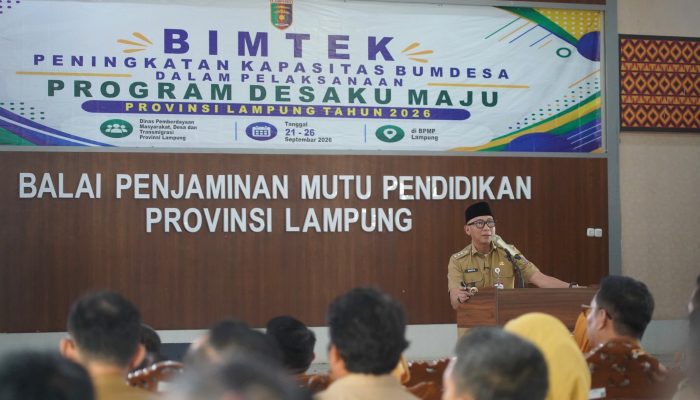 Pemprov Lampung Dorong BUMDes Jadi Motor Pertumbuhan Ekonomi Desa