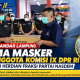 Satgas Bandar Lampung Terima 50.000 Masker dari Anggota Komisi IX DPR RI