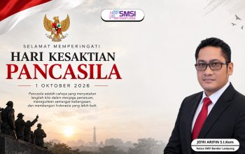 Peringati Hari Kesaktian Pancasila, SMSI Bandar Lampung Dorong Media Siber Tangkal Hoaks