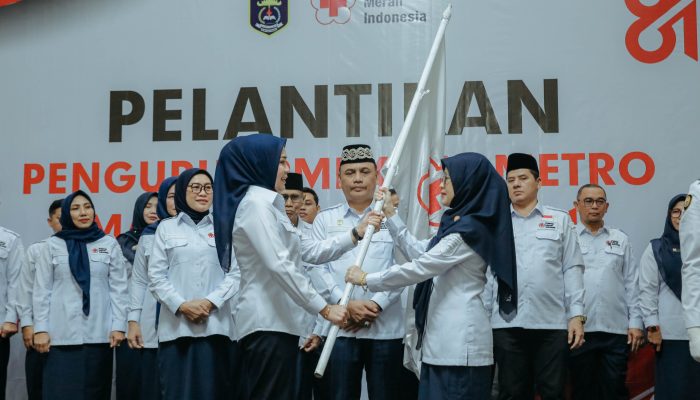 Ketua PMI Lampung Lantik Pengurus PMI Kota Metro Masa Bakti 2026-2031