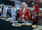 Ketua TP PKK Lampung Promosikan Tepung Mocaf dan Ikan Cobia di Ajang IN2HCC