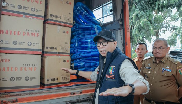 Pemprov Lampung Salurkan Bantuan Logistik dan Peralatan Pemadaman Karhutla
